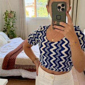 & Other Stories textured top